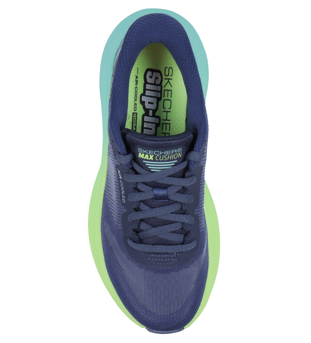 Skechers Shoes - Max Cushioning Endeavor Hallandale - Navy/Lime