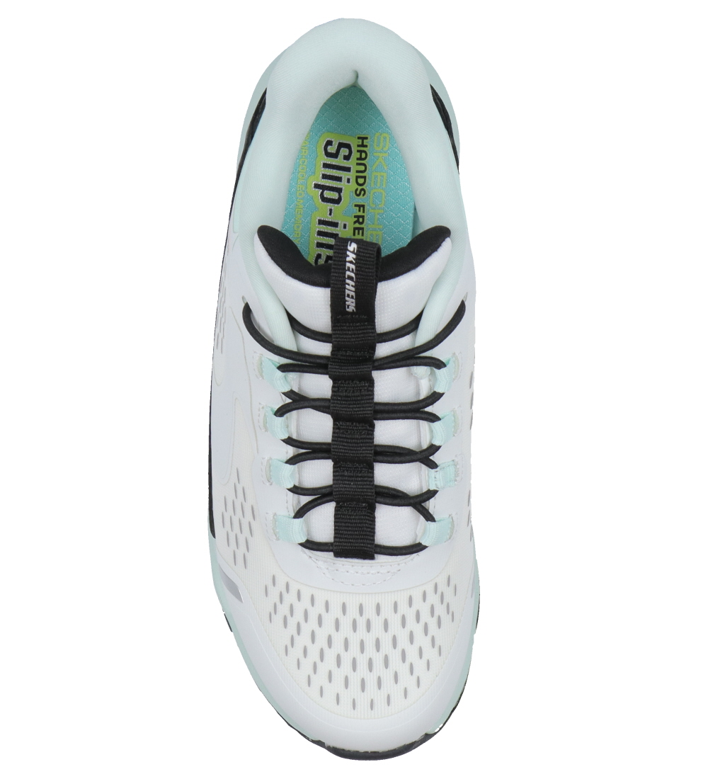 Skechers Schuhe - Vista Lane - Weiß/Schwarz/Türkis