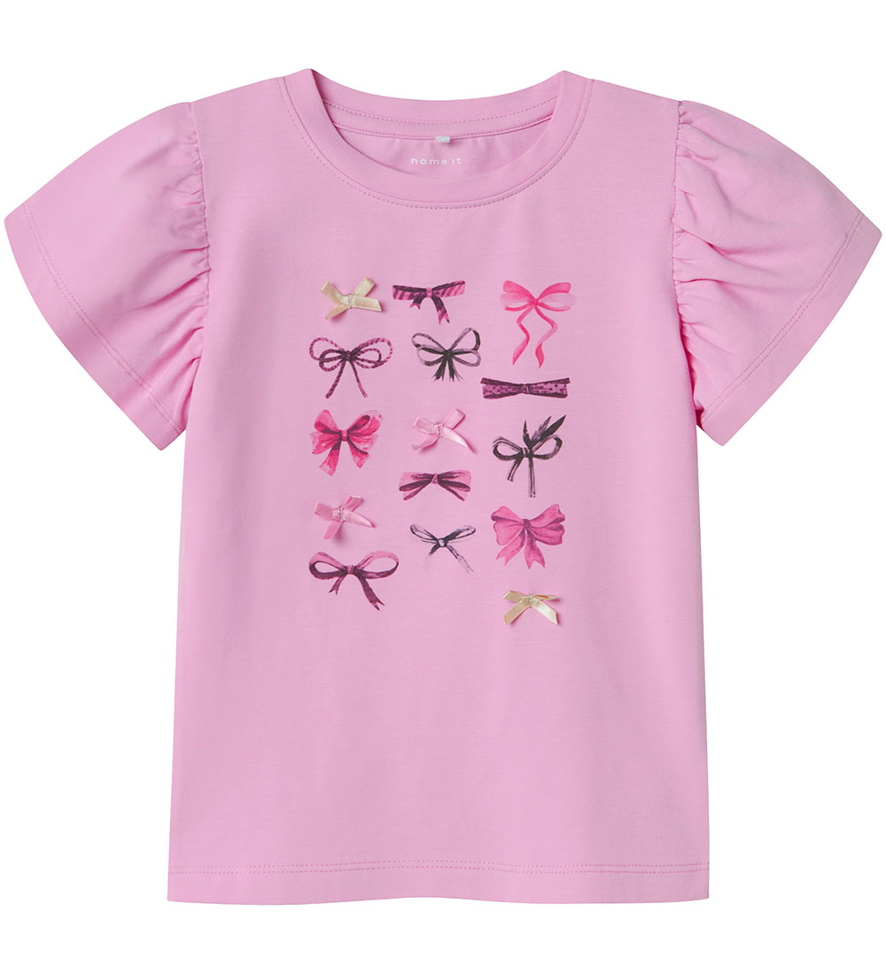 Name It T-shirt - NmfFilly - Pink Frosting