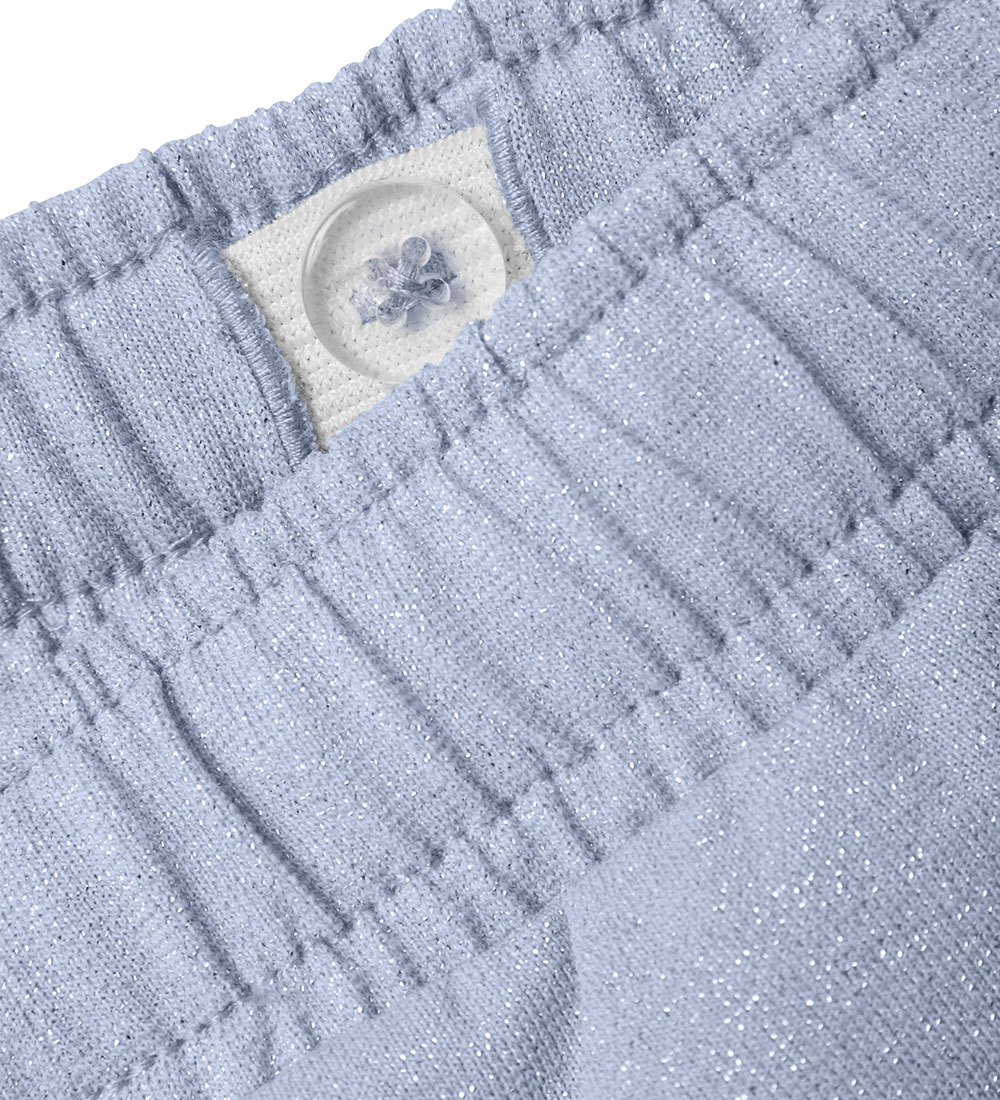 Name It Shorts - NmfFriana - Xenon Blue w. Glitter