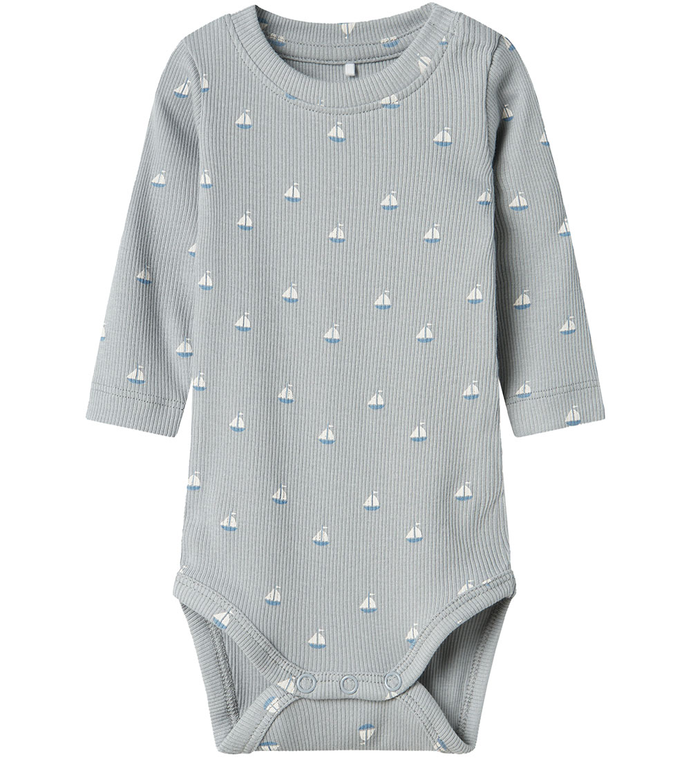 Name It Body set l/s - Rib - NbmFrom - Quarry