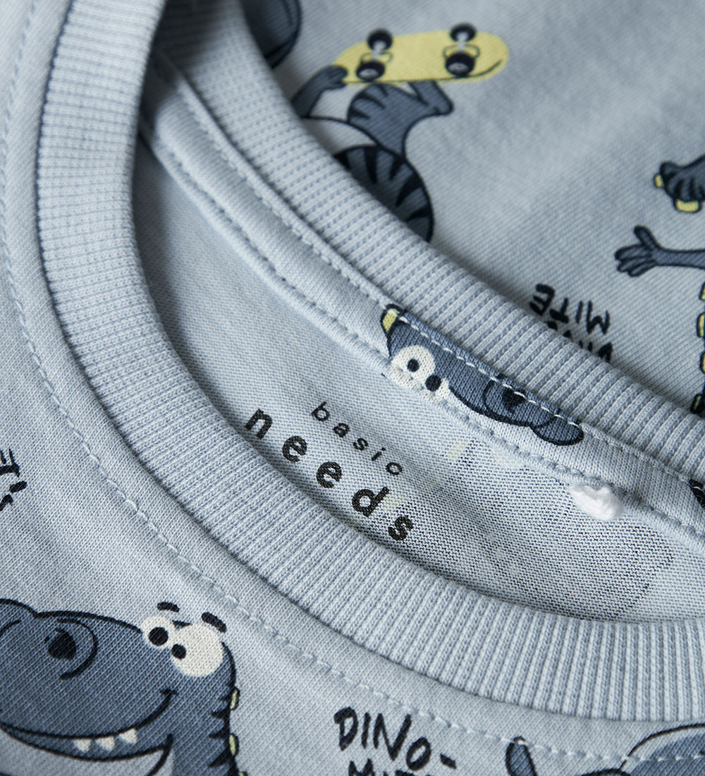 Name It T-shirt - NmmValther - Celestial Blue/Skate Dino