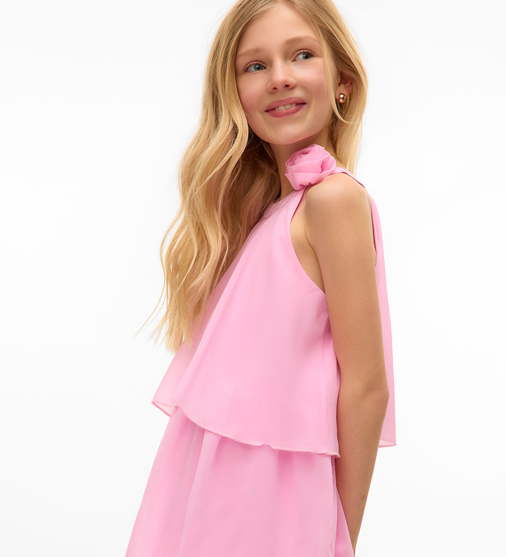 Vero Moda Girl Kleid - VmFelicia - Bonbon