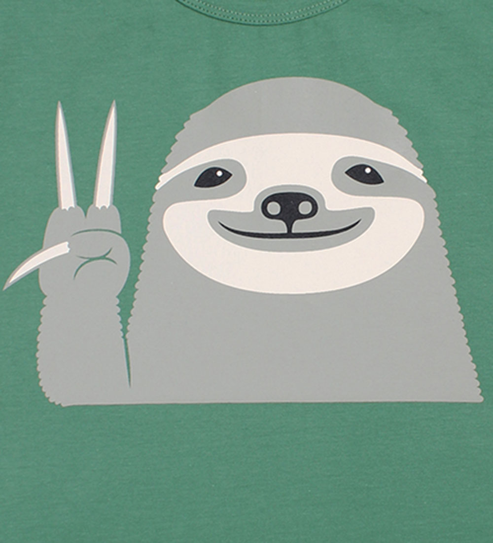 ANIMALS T-shirt - AnimalsGrowl - Fatique Green Sloths
