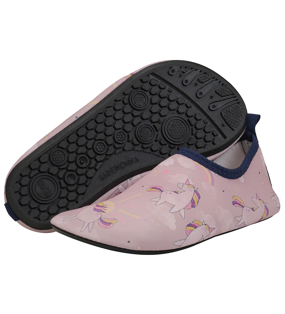Color Kids Badeschuhe - AOP - Holzrose