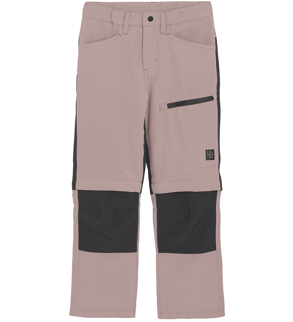 Pantalon Color Kids - av. Fermeture éclair - Woodrose