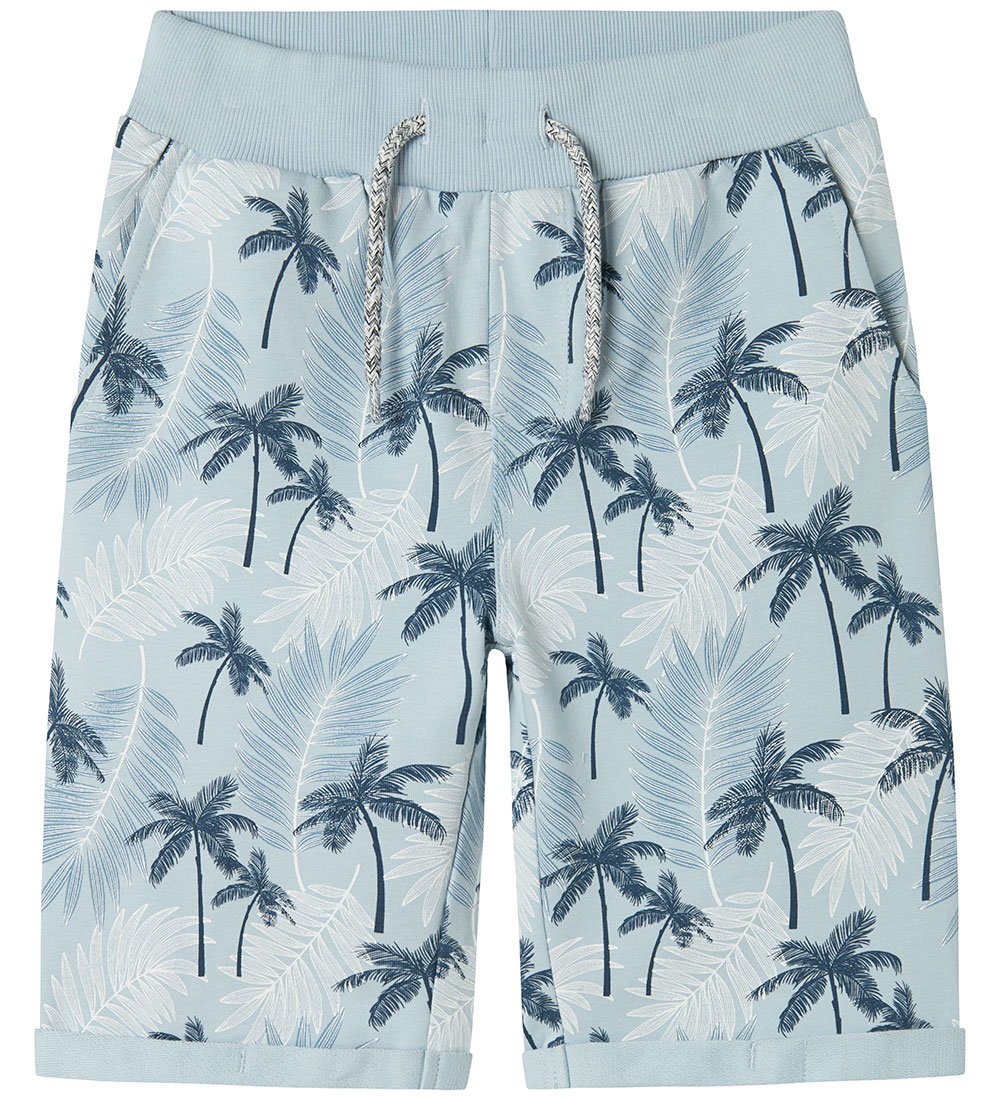 Name It Collegeshortsit - Noos - NkmVermo - Celestial Blue/Palms