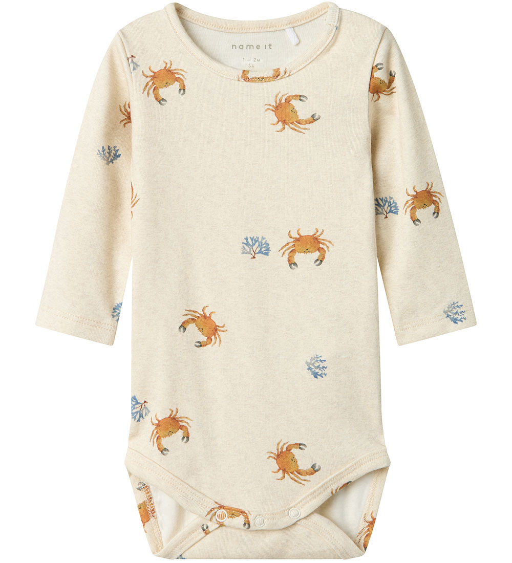 Name It Romper l/s - NbmFabio - Peyote-melange