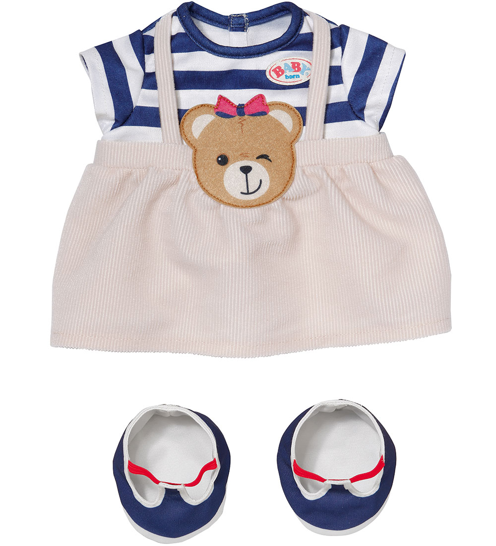 Baby Born Poppenkleding - Knuffel Kleding Jurk - 43 cm