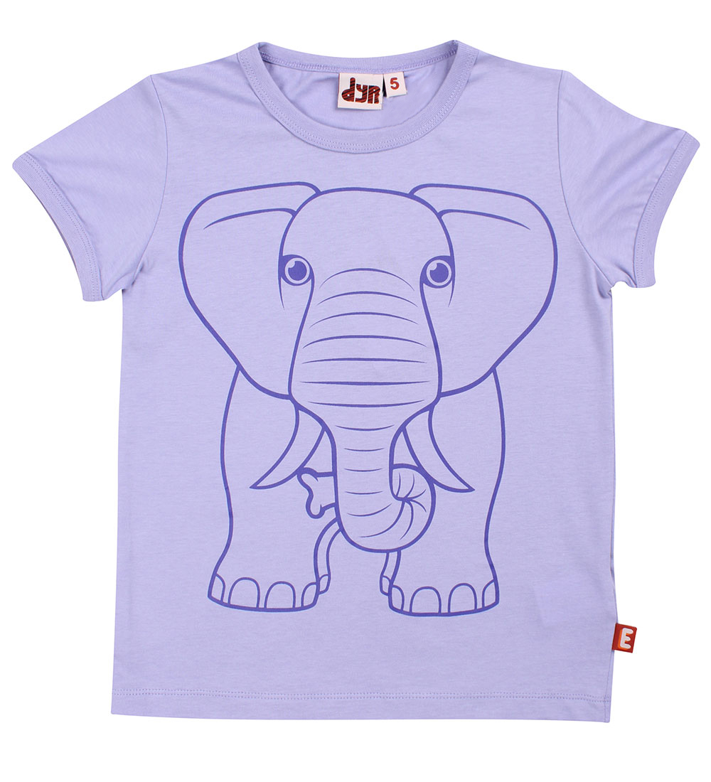 ANIMALS T-shirt - AnimalHide - Lila Outline Giraffe