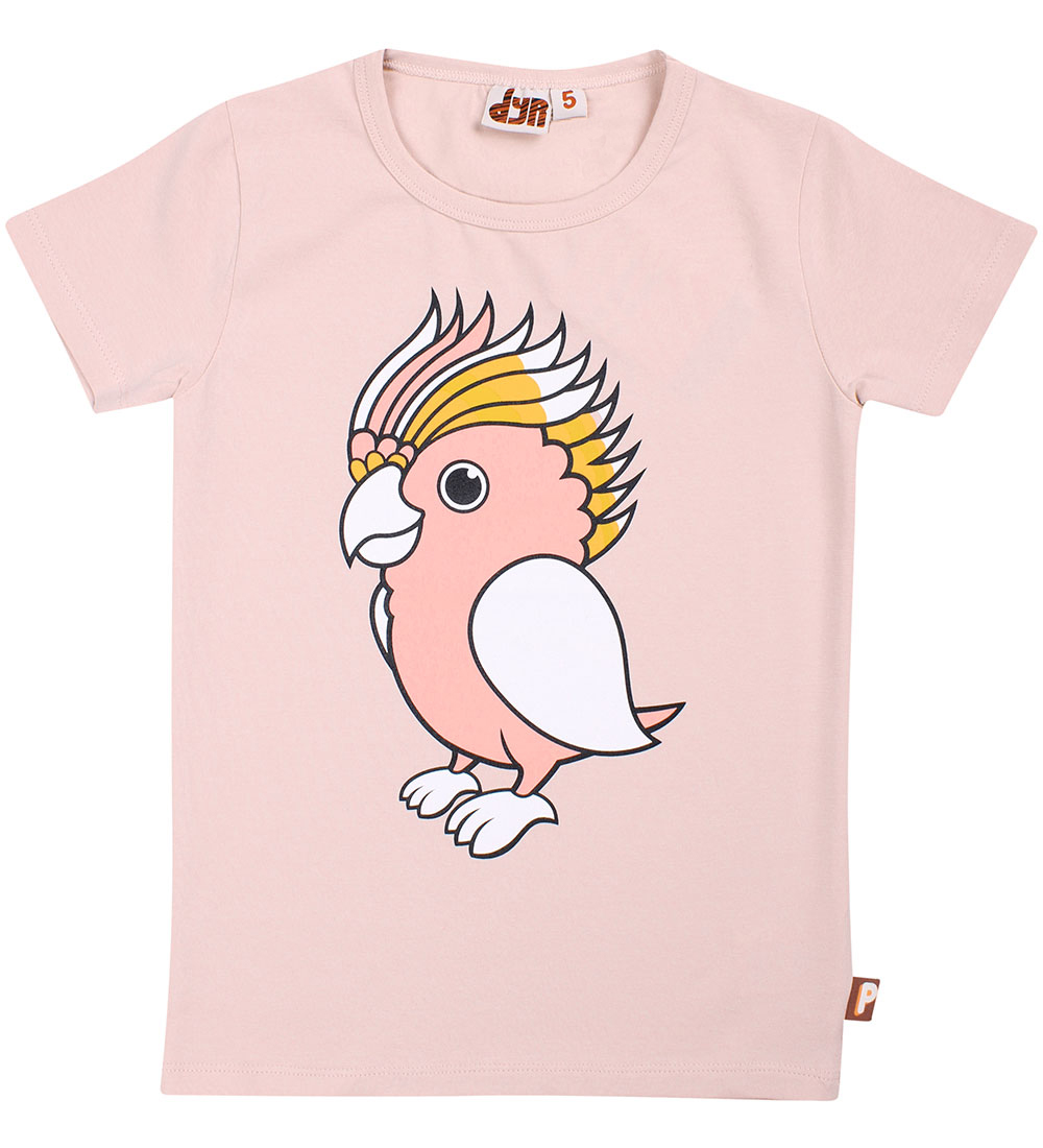 DJUR T-shirt - AnimalGrowl T - Lt Rose Papegojaägare