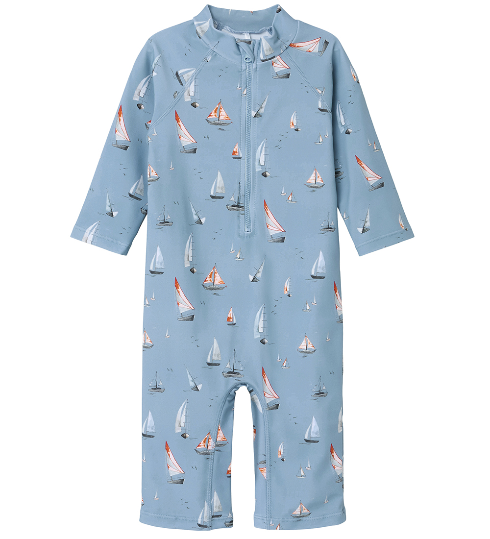 Name It Coverall Swimsuit - NmmZilo - UV40+ - Mountain Spring