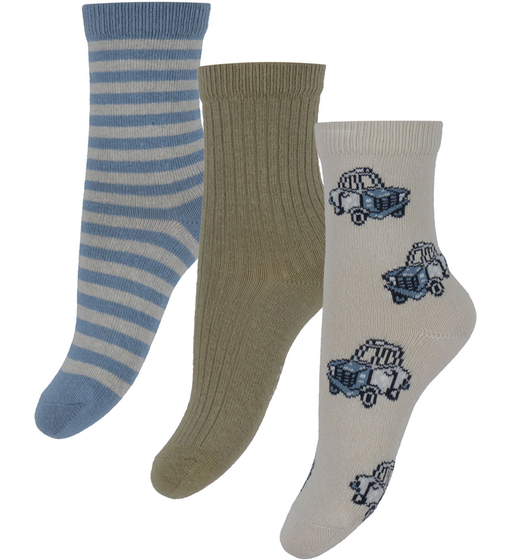 Name It Socks - 3-Pack - NmmDekla - Peyote/Spring Lake/Elmwood