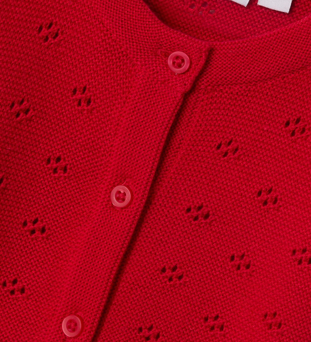 Gilet Name It - Tricoté - NbfFie - Lipstick Rouge