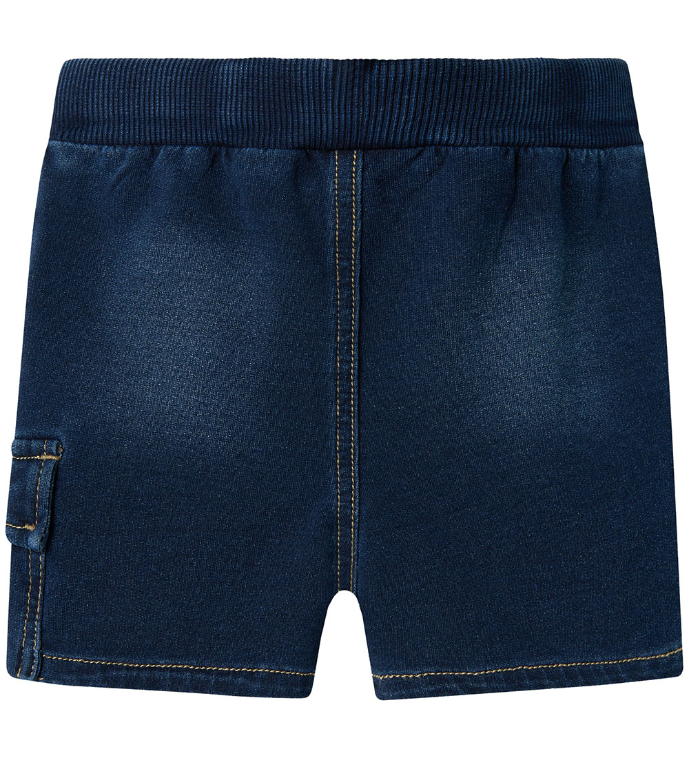 Shorts en Molleton Name It - NmmRyan - Dark Blue Denim
