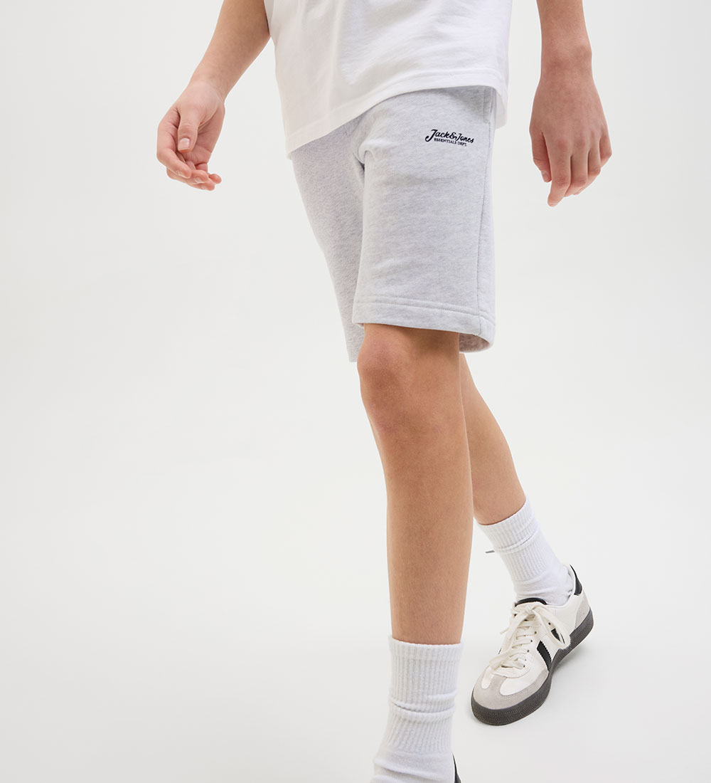 Jack & Jones Sweat Shorts - JpstGordon - White Melange