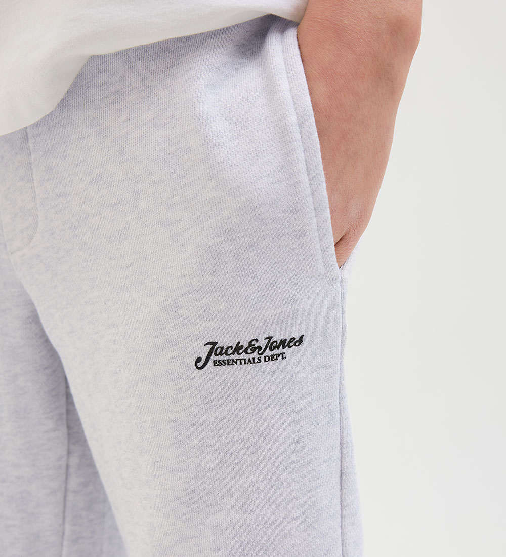 Jack & Jones Sweat Shorts - JpstGordon - White Melange