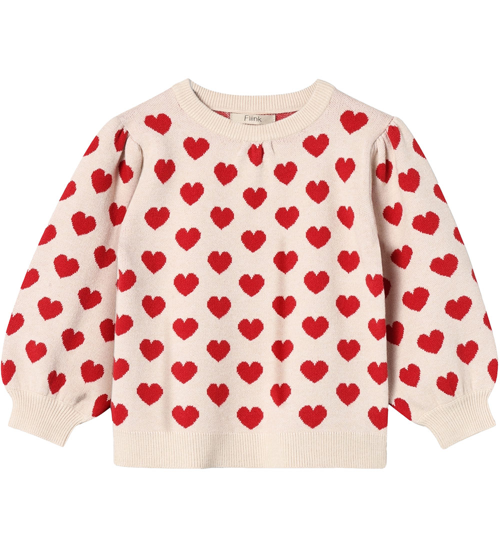 Fliink Blouse - Tricoté - Alon - Pompeian Red/Sandshell
