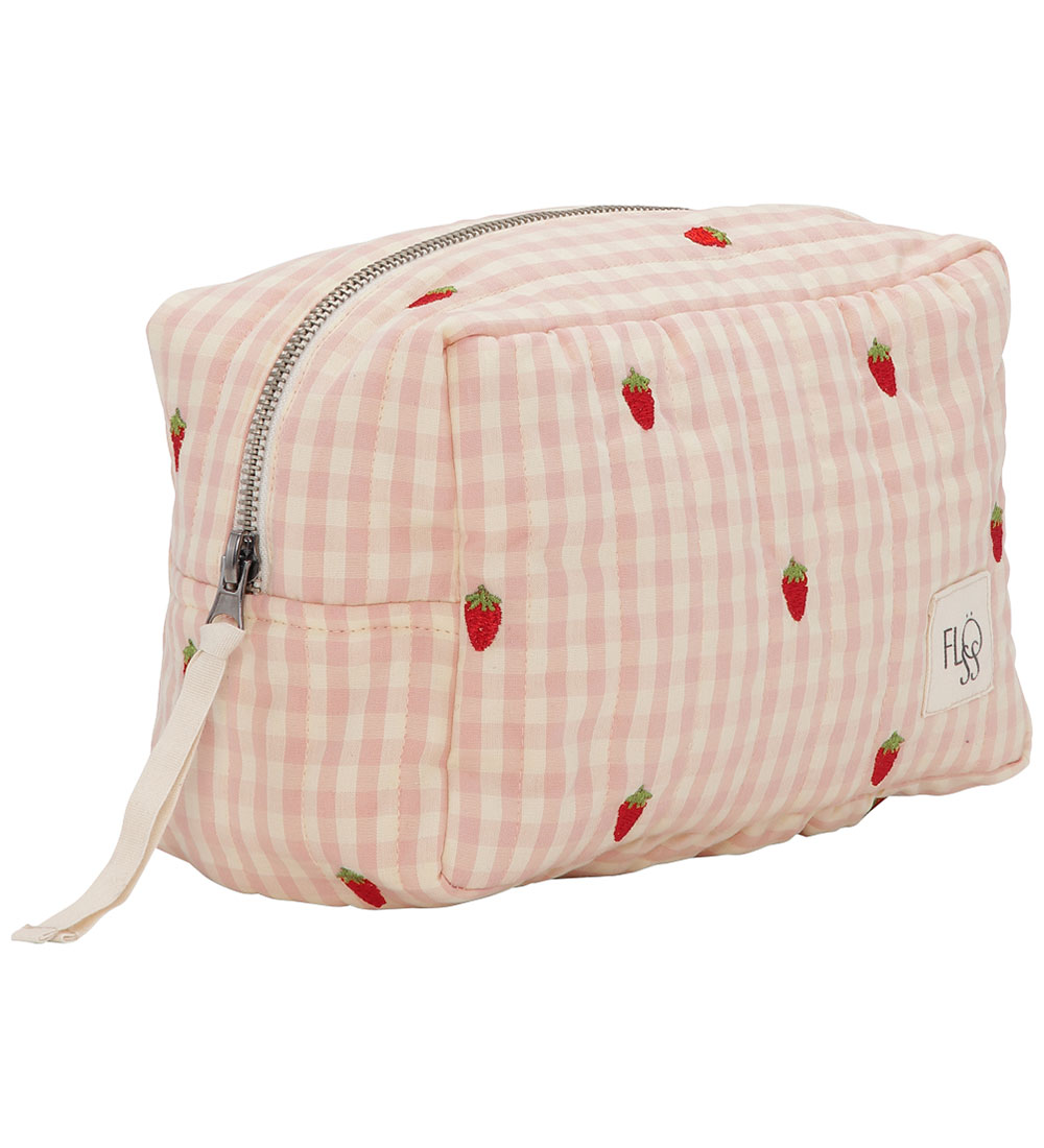 Flöss Toiletry Bag - Dolly - Pink Berry Gingham