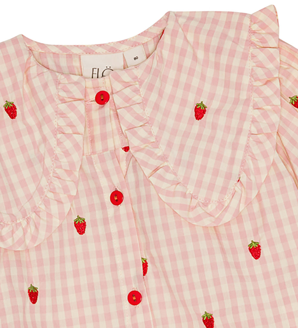 Flöss Shirt - Dolly - Pink Berry Gingham