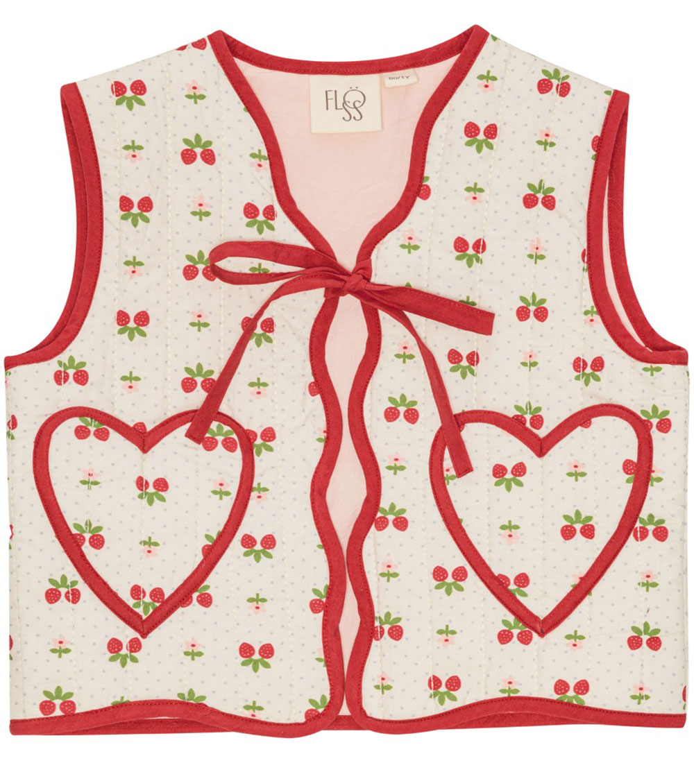 Flöss Waistcoat - Sofia - Soft White Berry