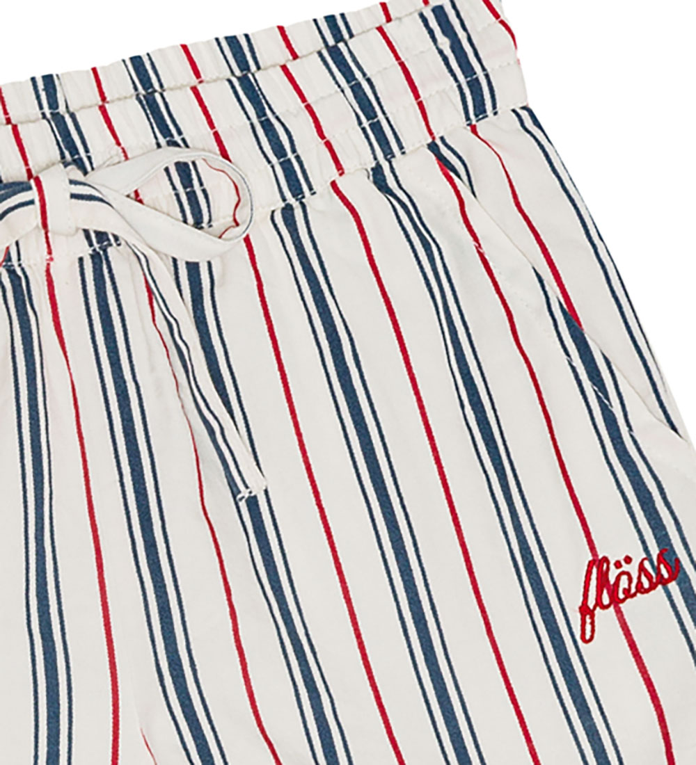 Flöss Shorts - Miles - Red/Blue Stripes