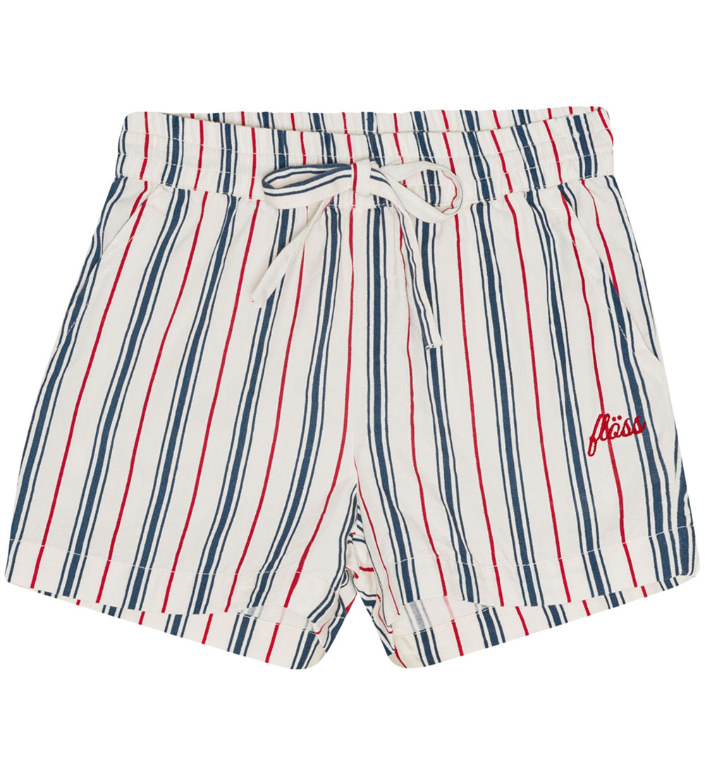 Flöss Shorts - Miles - Red/Blue Stripes