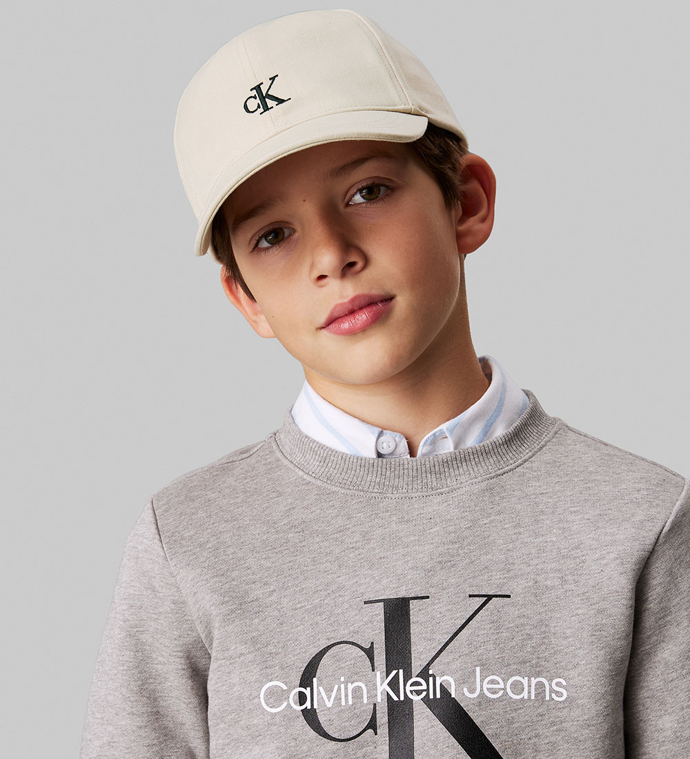 Calvin Klein Cap - Monogram Baseball - Oyster Grey