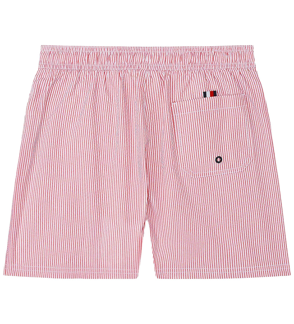 Tommy Hilfiger Swim Shorts - Ithaca White/Medium+ Red