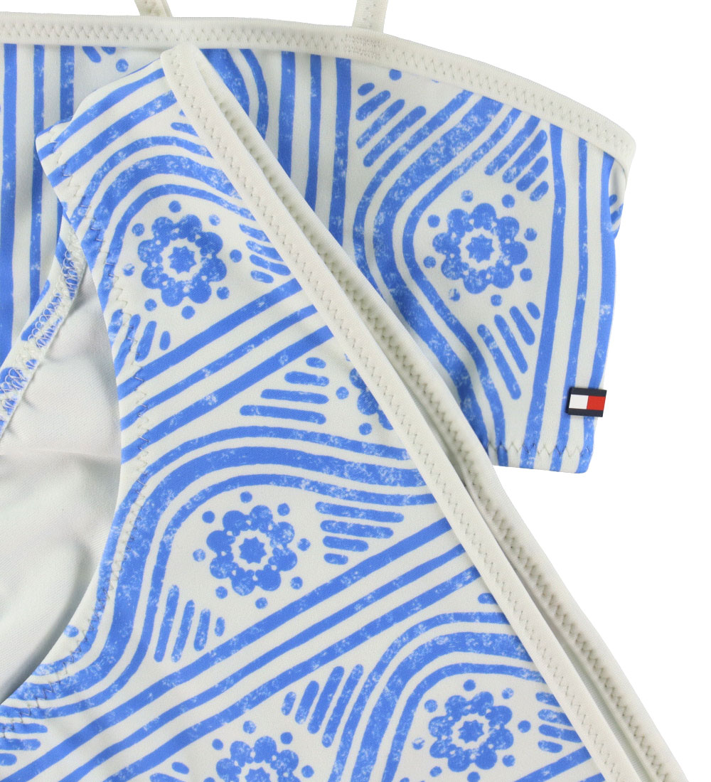 Tommy Hilfiger Bikini - Floral Stripe Blue Zauber