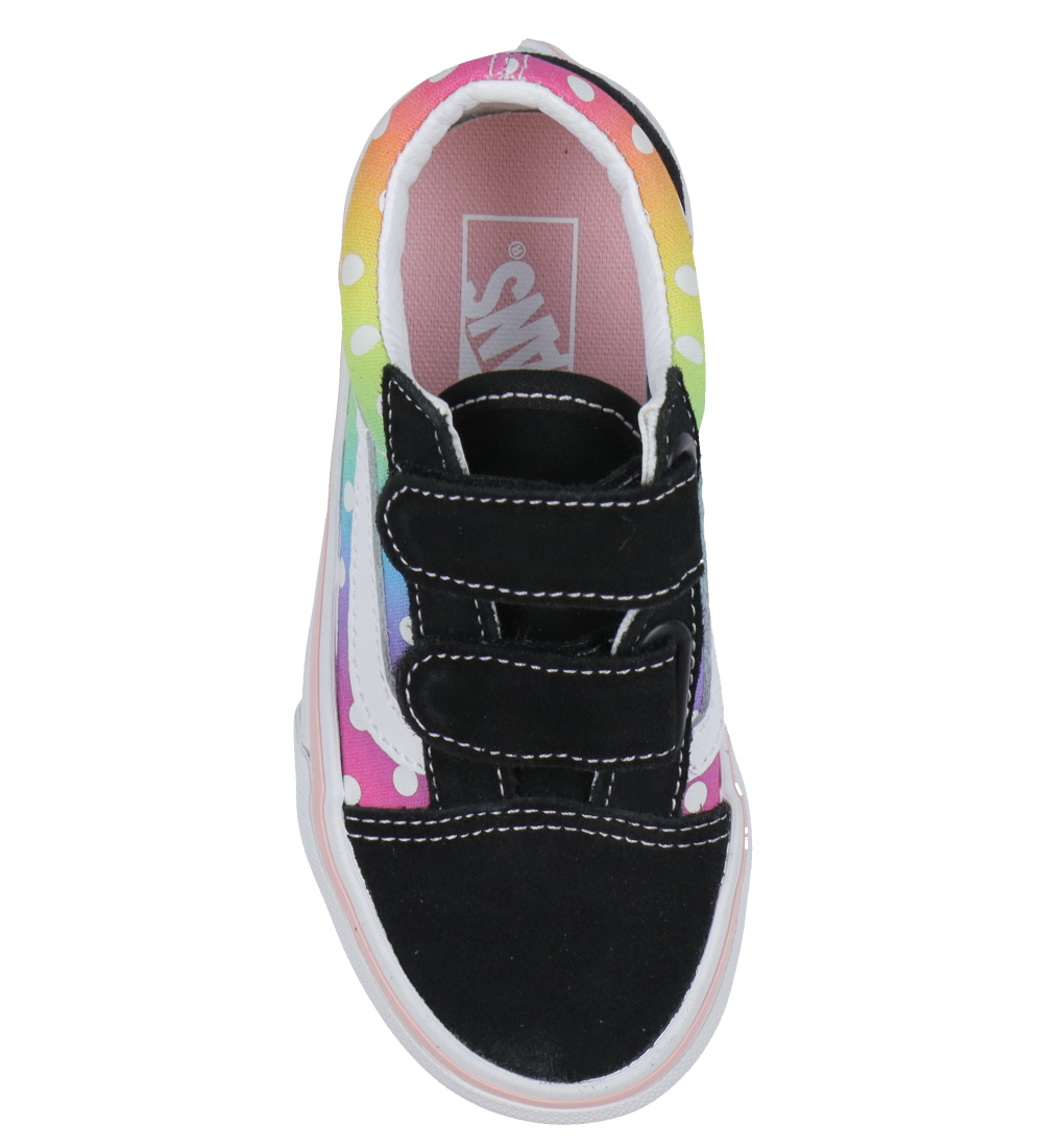 Vans Schuhe - Old Skool V Glow Rainbow - Schwarz/Multi