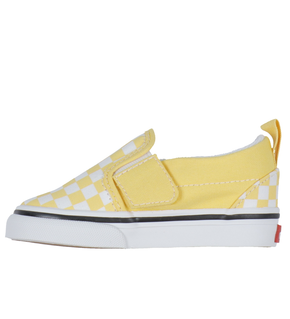 Vans Shoes - Classic Slip-On - Yellow/White Check