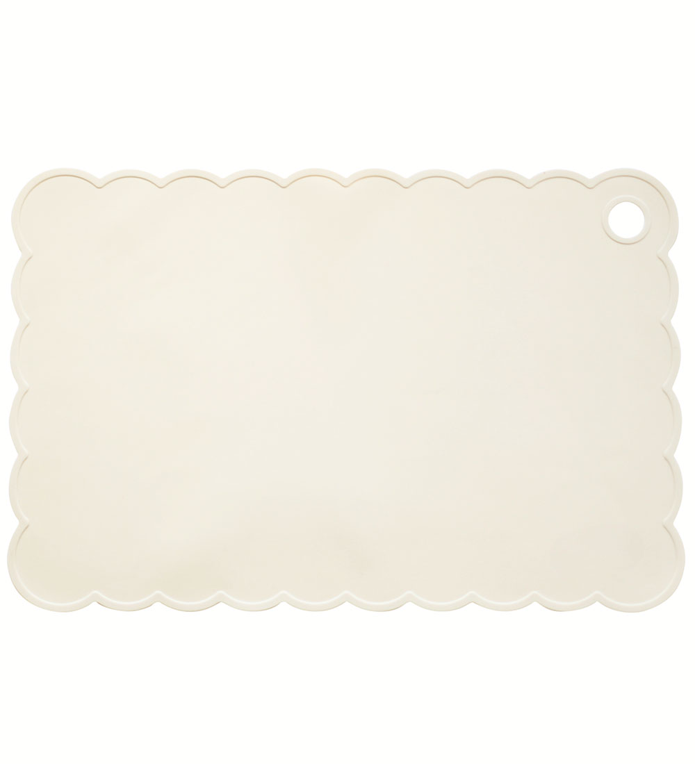 Jack o Juno Placemat - Silicone - Poppy - Cream