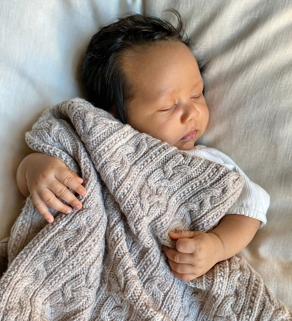 Jack o Juno Blanket - 80x100 cm - Wool - Oatmeal