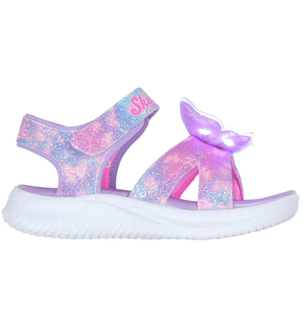 Skechers Sandalar M. Létt - Jumpsters Þverslaufa Bretar - Lavend