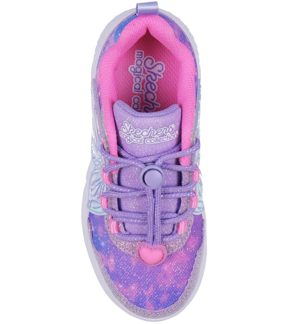 Skechers Shoes w. Light - Wing Brites - Lavender/Pink