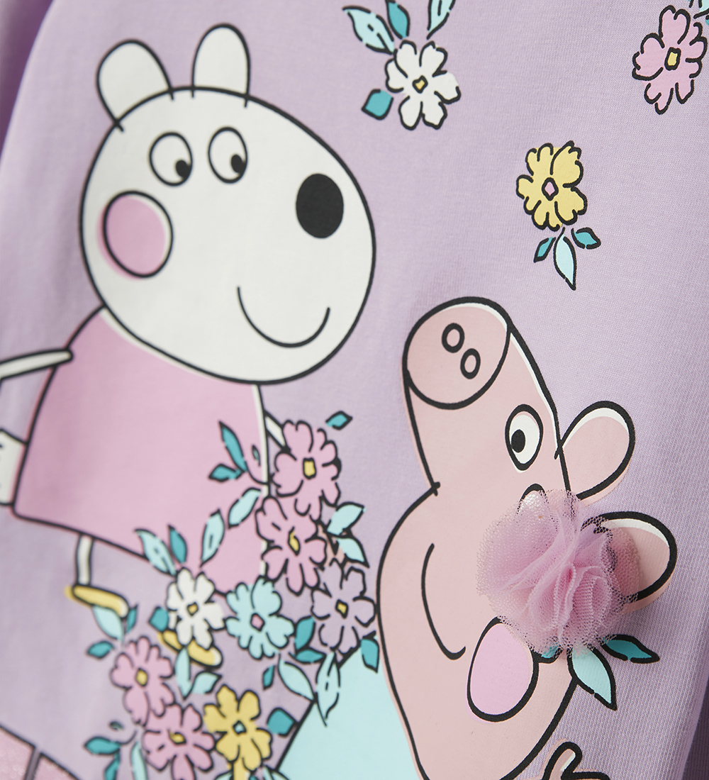 Name It Blouse - NmfFiffi - Peppa Pig - Orchid Bloei