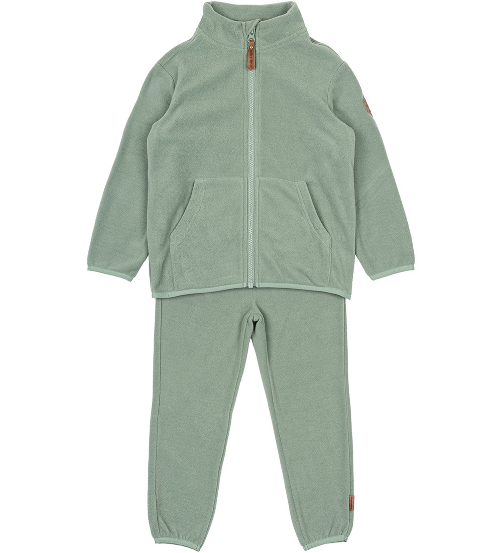 Mikk-Line Fleecesetti - Kierrätetty - Harmaa Green