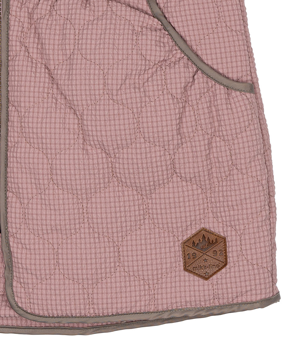 Mikk-Line Thermojacke - Holzrose m. Karos
