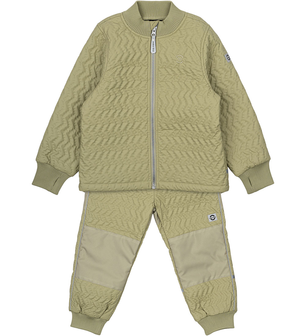 Mikk-Line Thermokleidung - Bettdecke - Coated - Grau Green