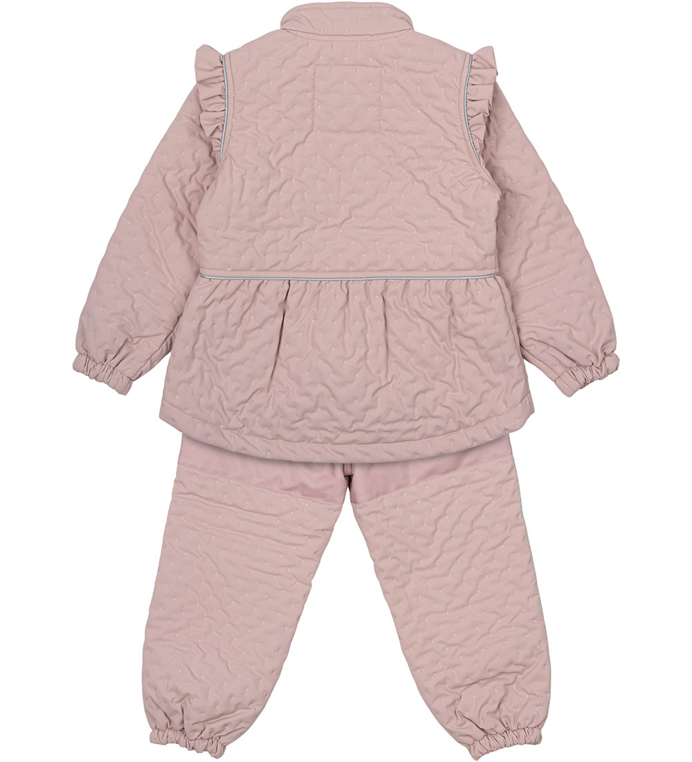 Mikk-Line Thermo Set - Adobe Rose w. Ruffles