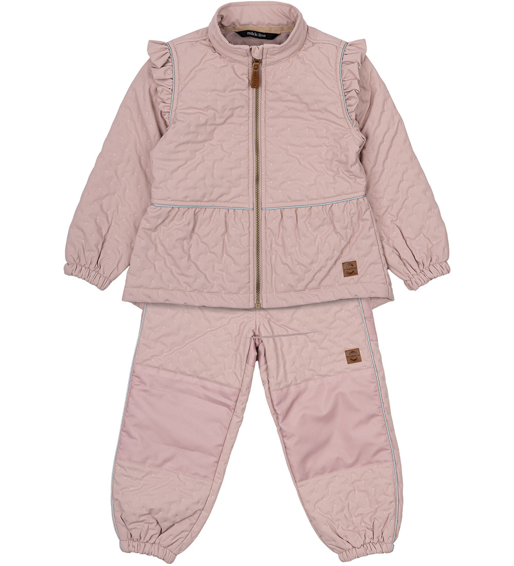 Mikk-Line Thermo Set - Adobe Rose w. Ruffles