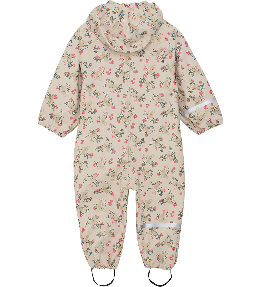 CeLaVi Rainsuit - PU - Perfectly Pale w. Print
