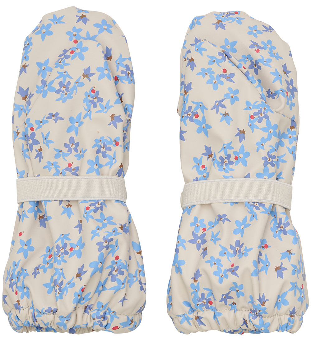 Moufles CeLaVi - PU - Blue Bell av. Imprimé