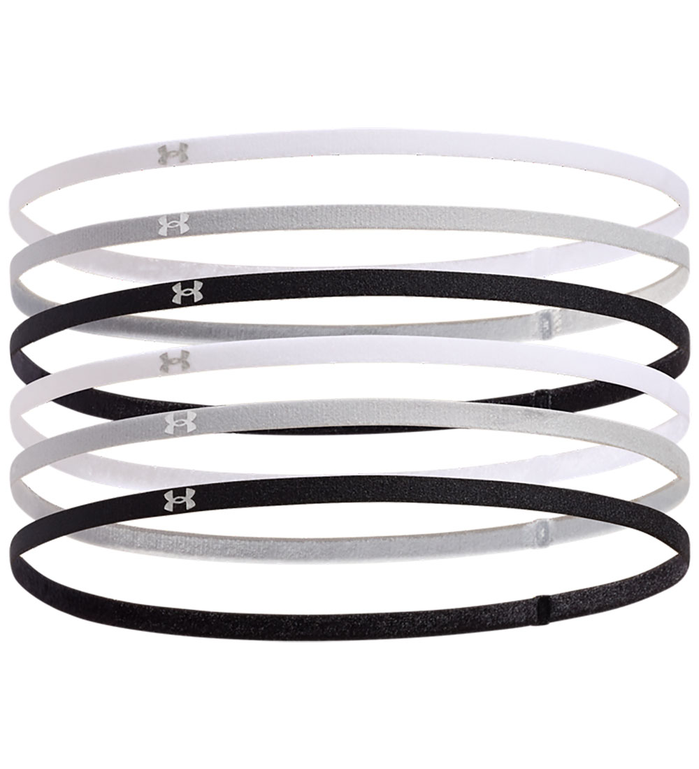 Under Armour Haarband - 6-pack - Zwart/Grijs/Wit