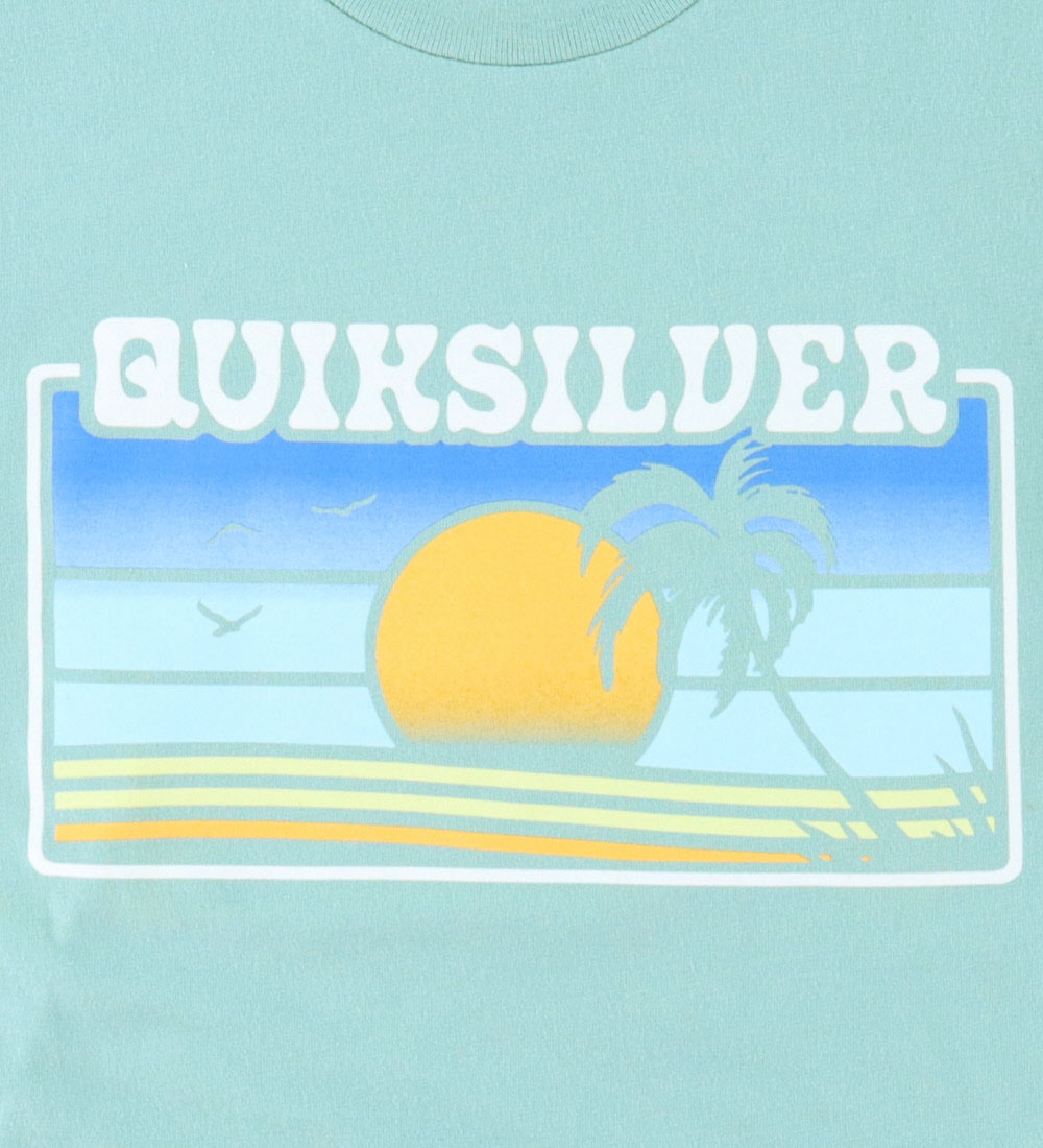 Quiksilver Stuttermabolur - EV sól dofna - Vatnaviður M. Prentað