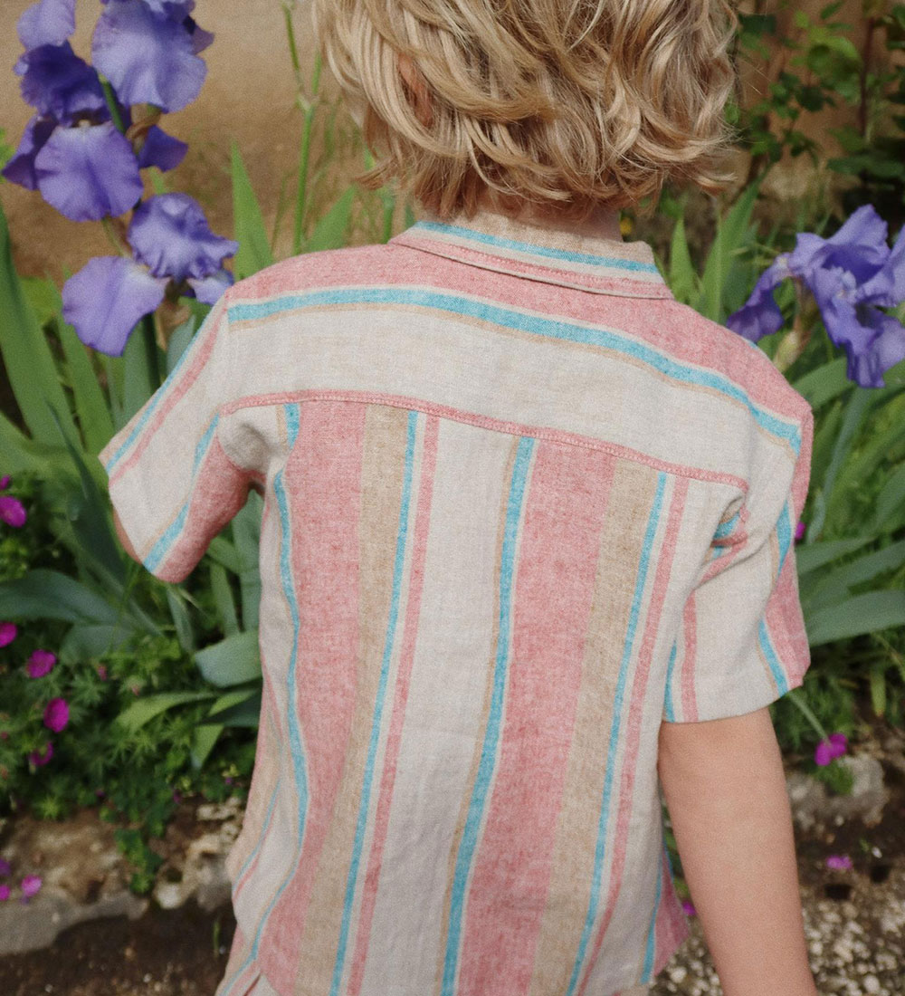 Konges Sløjd Hemd - Venice - Leinen/Viskose - Stan Stripe