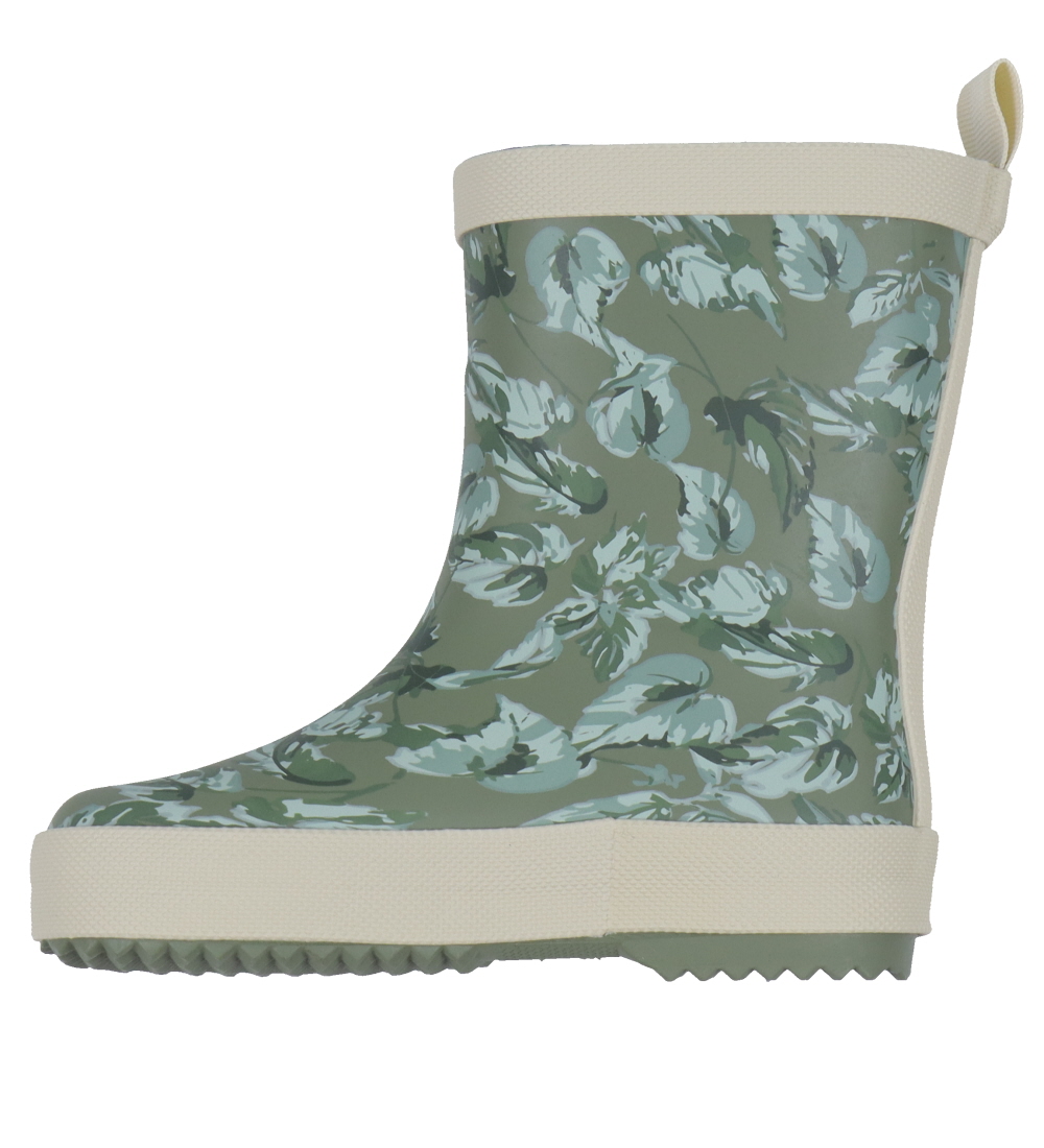 Pom Pom Gummistiefel - Nettle Camo AOP