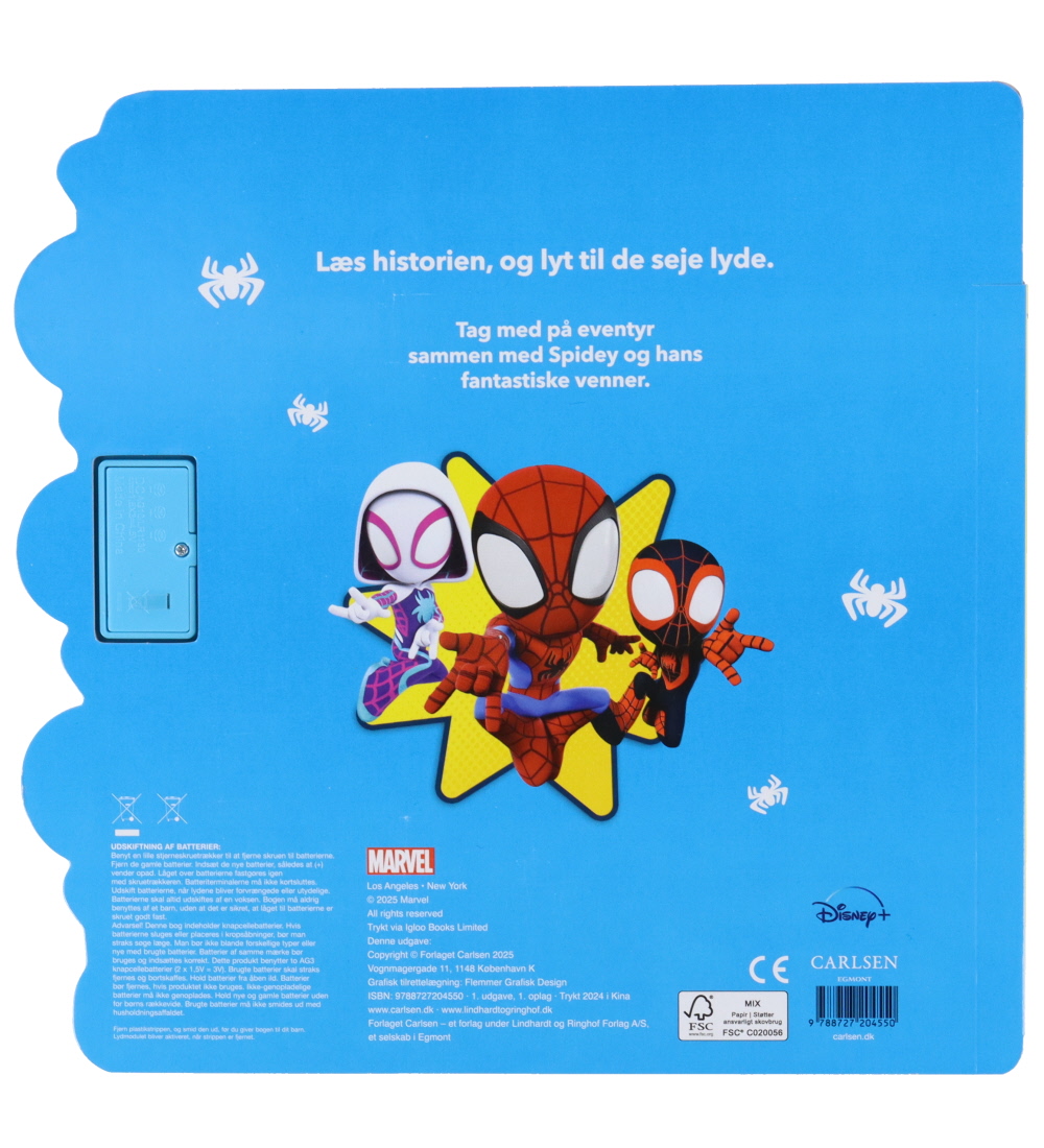 Forlaget Carlsen Book - Spidey and his amazing friends w. Sound