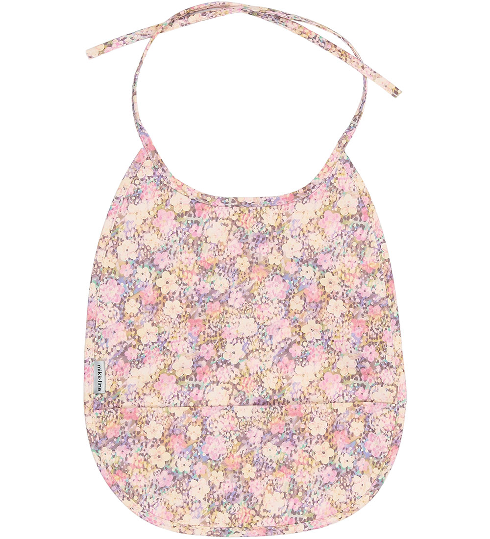 Mikk-Line Bib - Little - PU - AOP - Dusk